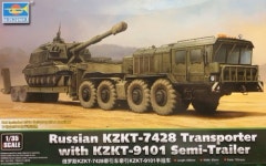 01039  1/35 Russian KZKT-7428 Transporter with KZKT-9101 Semi-Trailer : 프라모델 매니아