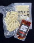 분식보물섬 떡볶이밀키트 2인분 국물 즉석 시장 반조리 포장마차 : 분식보물섬