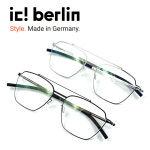 ic!berlin 아이씨베를린 Poniente 포니엔테 유니크한 투브릿지 보잉 다각형 안경테 : 안경할인마트