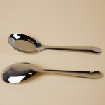 1+1 스텐 우동 숟가락 쌀국수 라면 마라탕 숟가락 스푼 긴손잡이 : 캐슬주방