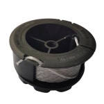 3 개/대 스트리머 스풀 라인 + 스풀 커버 캡 Bosch UniversalGrassCut 18/18-26/18-260 무선 잔디 트리머 정원 도구 부품... 