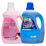 크로바 엑티브겔 고농축 세탁세제 3L 2개+포그니 섬유유연제 3L 2개 세트 : 크로바세제