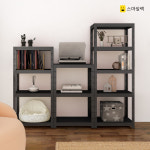 스마일랙 철제선반 모듈수납장 조립선반 창고선반 앵글 베란다 다용도실 300300300 2단 : 드림컴퍼니몰