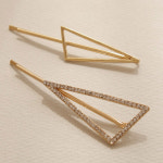 제이로렌 삼각 큐빅 메탈 세트 실핀 : 제이로렌