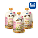 맘마밀 안심이유식 12개월 혼합 (표고버섯+아스파라거스+가리비) 3종 10팩 실온이유식 : 마켓더지룩