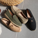 여성 여자 통굽 플랫 단화 페니 로퍼 구두 청키 워커 정장화 플랫슈즈 레더 J0448 : 슈앤필