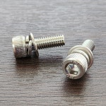 니켈도금 12.9특강 SEMS볼트 샘스렌치볼트 3x5(100개) : 아시아볼트