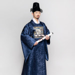 [대여] 조선시대 곤색 관복 영의정 우의정 좌의정 신하 단령 졸업사진 의상 한복 대여 : 한복단