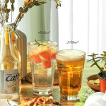 산토리 맥주 온더락 비어 글라스 짐빔 하이볼잔 홈파티 유리 잔 컵 : 하윤율몰