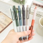 36pcs tanco 젤 잉크 펜 세트 레트로 부드러운 고무 칼집 0.5mm 볼펜 블랙 컬러 쓰기 학교 사무실 f7299 : 다파라구대
