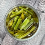 산상추 뚱채 장아찌 궁채 줄기상추 장아찌 업소용 1kg, 1개 : 연주푸드