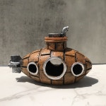 수족관 어항장식 잠수함 : 새우에진심