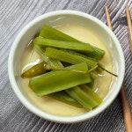산상추 뚱채 장아찌 궁채 줄기상추 장아찌 업소용 1kg, 1개 : 연주푸드