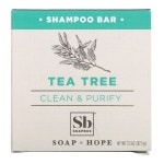 1+1 Soapbox 티트리 샴푸 바 클린 앤 퓨리파이 87.5g 3.1oz : 반디마트