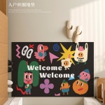 welcome 현관 입구 매트 코일 발매트 : 마니만물상