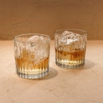 [빌라더레이블] 위스키잔 양주 강화유리 언더락 하이볼 잔 온더락 글라스 300ml 1P : 빌라더레이블