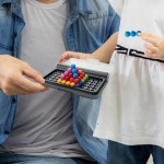 유치원칠판 120 가지 도전 스마트 IQ 게임 어린이 몬테소리 장난감 3D 비드 퍼즐 체인 버클 로직 보드 교육 완구 : 시아직구대행