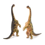 장난감  거대한 쥬라기 공룡 세계 플라스틱 모델 Brachiosaurus 액션 피규어 손으로 그린 컬렉션 키즈 보이 선물 브라키오 사우루스 어린이... 