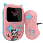 미니게임기 휴대용 미니 레트로 비디오 콘솔 500 게임 플레이어 어린이용 파워뱅크 TV 지원 3.5 인치 : 시아직구대행