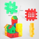 장난감  아동용 빌딩 블록 세트 유아 쌓기 남아 여아 유치원 교육 3 4 5 6 7 8 세 : 시아직구대행