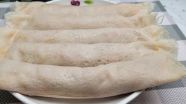 수제 메밀전병 택배 8개 국내산 매콤한 강원도 홍천중앙시장 메밀전병맛집 막걸리안주 : 성수메밀부침