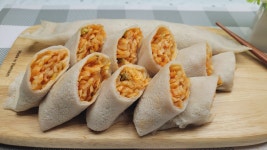 수제 메밀전병 택배 15줄 국내산 매콤한 강원도 홍천중앙시장 메밀전병맛집 : 성수메밀부침