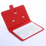 휴대용 무선 블루투스 키보드 케이스 pu 가죽 스탠드 커버 for iphone android 폰 : sellgo