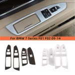 LHD ABS 카본 자동차 창문 리프트 스위치 버튼 프레임 커버 스티커 BMW 7 시리즈 F01 F02 G11 G12호완자동차 악세사리 : HANSOL UNIQUE