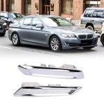 자동차 전면 좌우 크롬 펜더 몰딩 BMW F10 F11 528I 535I 51137336645 51137336646 : HANSOL UNIQUE