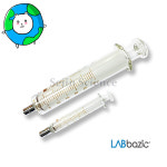 50CC 유리 실험용 주사기 LABbazic Metal Luer-Lock Tip 금속 잠금형 루어락 : 세진과학