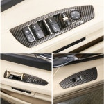 LHD ABS 카본 자동차 창문 리프트 스위치 버튼 프레임 커버 스티커 BMW 7 시리즈 F01 F02 G11 G12호완자동차 악세사리 : HANSOL UNIQUE