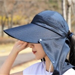 자외선차단 모자 농사 작업 밭일 일 여름 햇빛 썬바이저 캠모아 : 홈엔픽