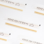 일회용 대나무젓가락 토닭토닭 1000개 개별포장 고급 나무젓가락 무광비닐 도시락 배달 : 세세하다