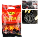 야자탄 1.2kg 조개탄 네모장작 참숮 난로 숯탄 숯불 구이 바베큐 캠핑용 : 만능도깨비
