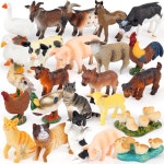 몬테소리 가축 동물 모델 행복한 농장 교통 주차장 퍼즐 조기 교육 부모-자녀 상호 작용 농장지도 : 시아직구대행