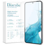 다이아큐브 갤럭시S22플러스 지문인식 슬림 강화유리 액정보호필름, 2매 가이드핀 간편부착 : 필름월드