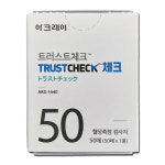 아크레이 트러스트체크 혈당시험지 50매 측정지 체크지 S : 아큐첵로슈