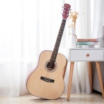 통키타 입문용통기타 통기타독학 통기타줄 41 인치 일렉트릭 기타 어쿠스틱 포크 베이스우드 XF125YH : 니더마켓식스