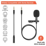 Lekato 레카토 마이크 라발리에 휴대전화 Pc 옷깃 3.5Mm 스마트폰 Lyr6 : 파세루이