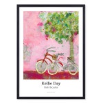 Pink Bicycles 켈리 데이 아트앤샵 아트포스터 인테리어 액자 3colors : ARTNSHOP