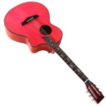 통키타 입문용통기타 통기타독학 통기타줄 단단한 스프루스 탑 레트로 헤드 어쿠스틱 기타 40 인치 컷웨이 디자인 고광택 포크 일렉트릭... 