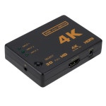 Grwibeou-미니 HDMI 스위처 4K HD1080P 3 포트 선택기 분배기 허브 포함 IR 원격 컨트롤러 HDTV DVD TV 박스 : JuJu world