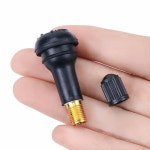 용품 블랙 TR412/TR413/TR414 튜브리스 자동차 휠 타이어 밸브 스템 캡 고무 더스트 부품 10 개 : 리브앤리빙