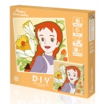 DIY 보석십자수 빨강머리 앤 행복한미소 25x25 캔버스 : 펀즐
