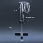 남자십자가목걸이 남성 패션 우정 십자가팬던트 십자목걸이 스테인레스 스틸 거꾸로 크로스 : 1 행복나무가 있는 집