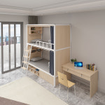 수면캡슐 침대 성인용 철제 다락방 만들기 벙커 쉐어 : 제이앤상점