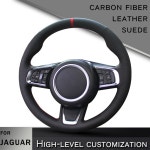 Jaguar XF XE호완맞춤형 자동차 스티어링 브레이드 휠 커버 F-PACE 스타일리시 인테리어 악세사리 : HANSOL UNIQUE