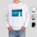 남여공용 테니스 취미생활 스포츠 3 맞춤 디자인 맨투맨 z0026 : 오모터스