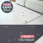 특대형176x70cm 양면사용 두께 14mm 거실매트 주방매트 애견매트 요가매트 : 다온COMPANY