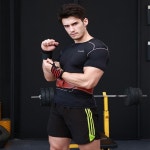 크로스핏손목보호대 손목압박밴드 역도손목 고정 헬스 스트랩 : 비오는밤